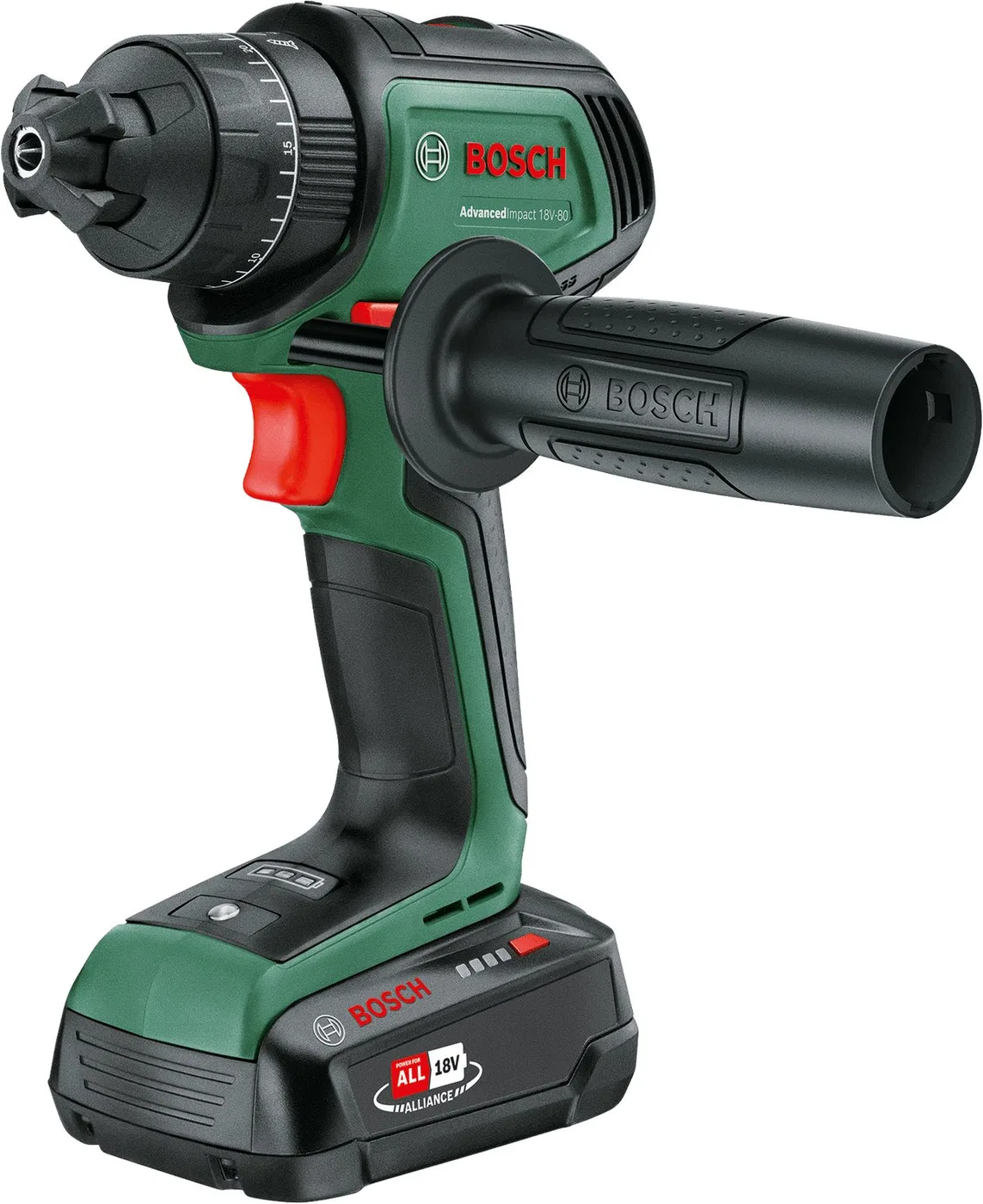 Wiertarko-wkrętarka Bosch AdvancedImpact 18V-80 QuickSnap 2 x akumulator 2.5 Ah (06039E2102)
