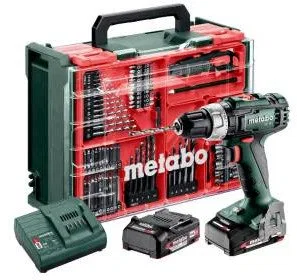 METABO.SCREWDRIVER UD.SB 18 SET 2x2.0Ah +74 ACC CASE