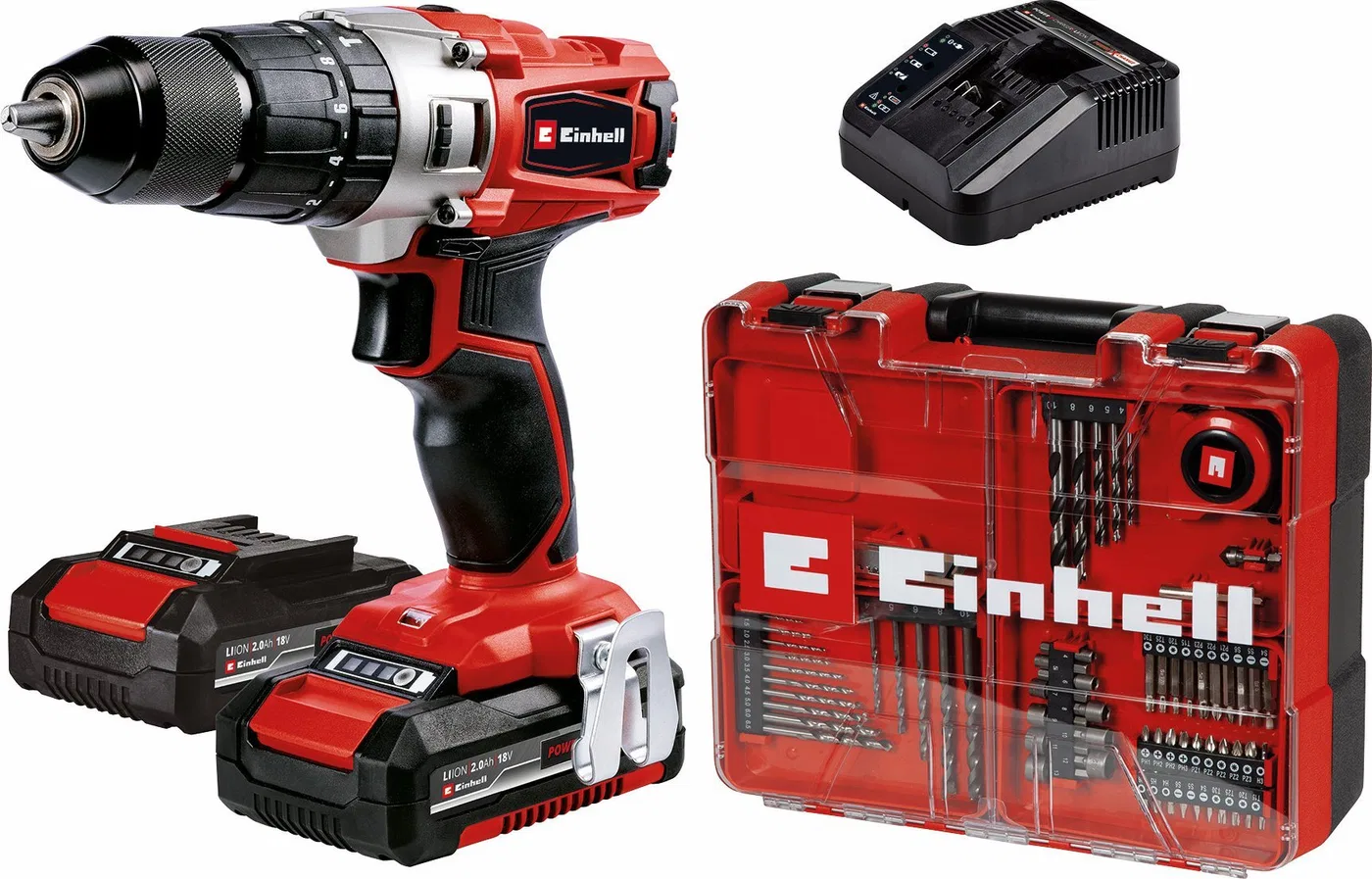Wiertarko-wkrętarka Einhell TE-CD 18/2 Li-i +22 18 V 1 x akumulator 2.5 Ah