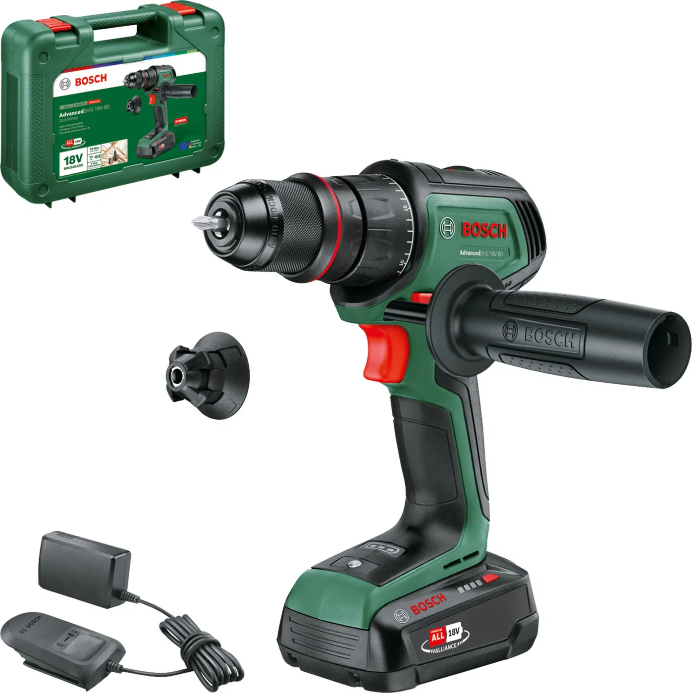 AdvancedDrill 18V-80 Quicksnap (1x 2,5)