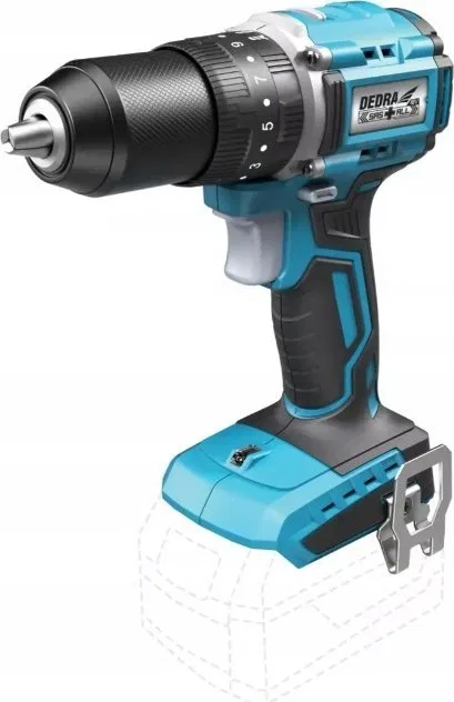 Wiertarko-wkrętarka Dedra WIERTARKO-WKRÄTARKA BEZSZCZ. UDAROWA 13MM 18V 0*AH SAS+