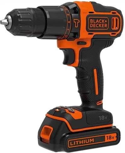 Wiertarko-wkrętarka Black&Decker BDCHD18KB 18 V 2 x akumulator 1.5 Ah