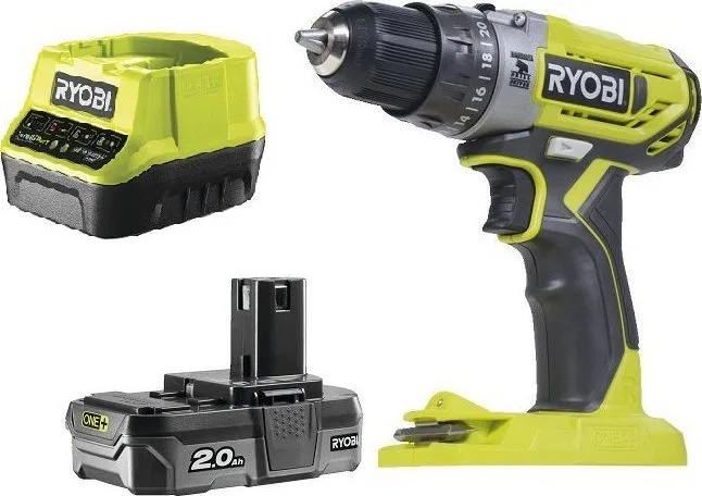 Wiertarko-wkrętarka Ryobi AKU. WIERTARKO-WKRÄTARKA UDAR. R18PD2-120B 18V 1*2.0AH ONE+