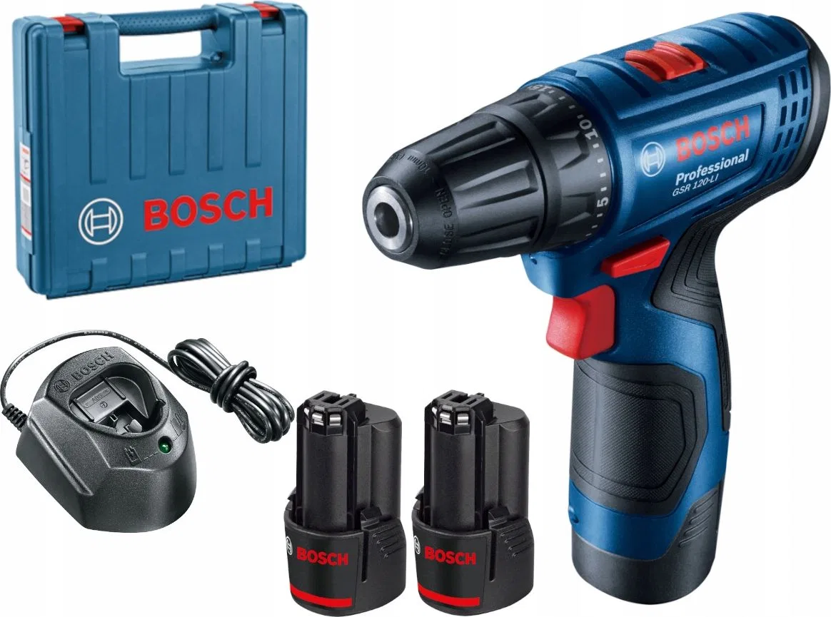 Wiertarko-wkrętarka Bosch GSB 120-LI 12 V 2 x akumulator 2 Ah (6019G8100)