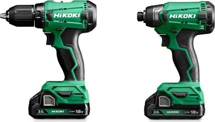 Hikoki HIKOKI ZESTAW 18V 2x2,0Ah KC18DAW ( WKRĘTARKA DS18DA + ZAKRĘTARKA WH18DA)