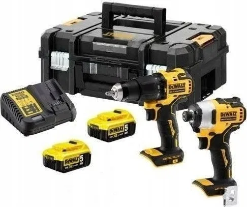 Dewalt ZESTAW WKRĘTARKA DCD708 + ZAKRĘTAKRA DCF809 18V 2*5.0AH