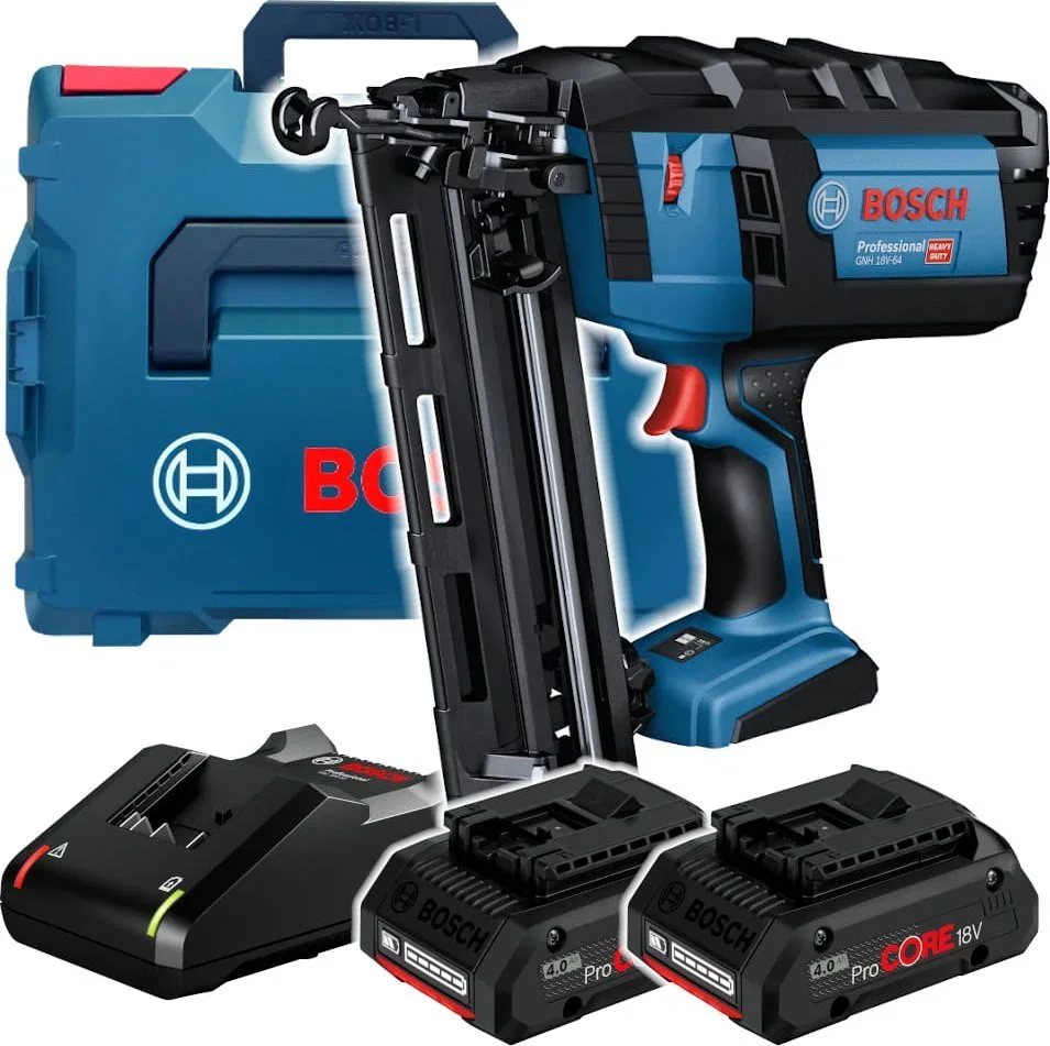 Bosch BOSCH.NAILER GNH 18V-64 M 2x4.0Ah LB136...