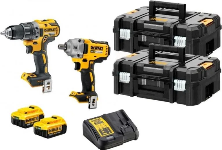 Zestaw elektronarzędzi Dewalt 7-elementowy (DCK2077P2T-QW)