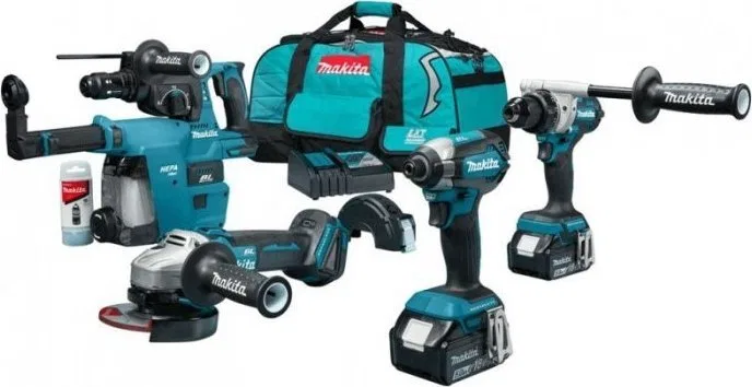 Zestaw elektronarzędzi Makita 9-elementowy (M DLX4155TX1)
