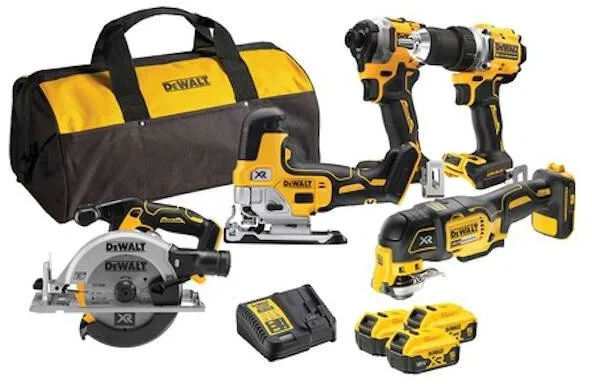 Zestaw elektronarzędzi Dewalt 10-elementowy (DCK502P3-QW)