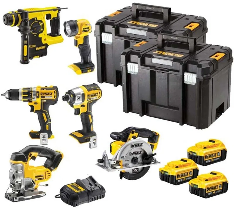 Zestaw elektronarzędzi Dewalt 12-elementowy (DCK699M3T)