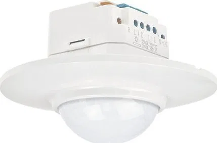Niko Czujnik ruchu i obecności Swiss Garde 360 Plus RA, zasięg 16m, 230V, sterowany zdalnie pilotem, przekaźnik 2300W 10A, IP20,