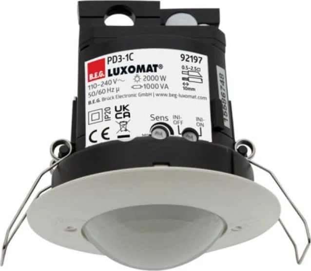 BEG Czujnik obecności 2000W 360st. IP20 PD3-1C-FC 92197
