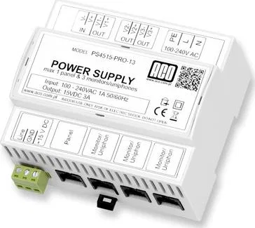 ACO ACO PS45-15-PRO-13 Zasilacz video DIN 15V, 3A