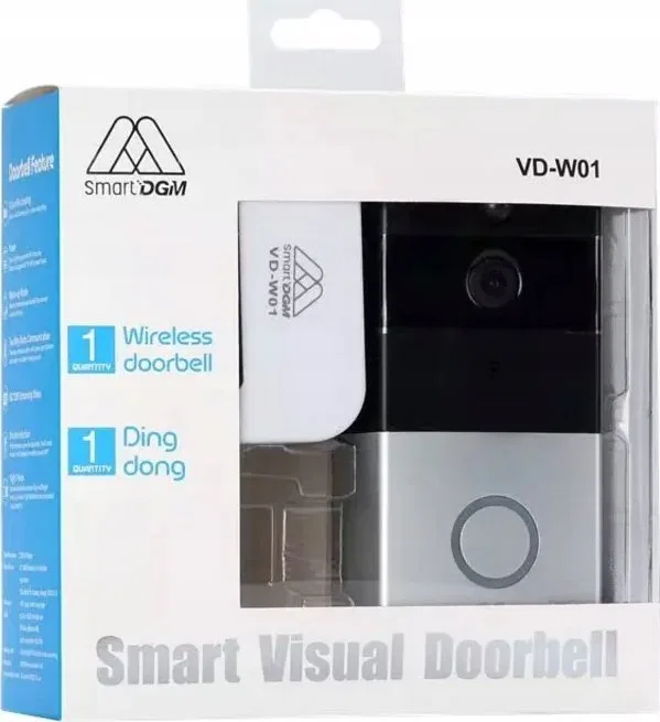DGM Wideodzwonek DGM VD-W01 1 Mpx 720p 166° WiFi 2.4