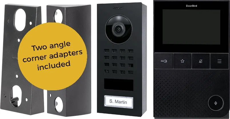 DoorBird D11 BusinesSet Edelstahl V2A Aufputz inkl. Innenstat.