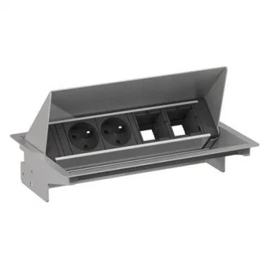 BACHMANN CONEO Set 2xUTE 2xCM 0.2m GST18 białe aluminium