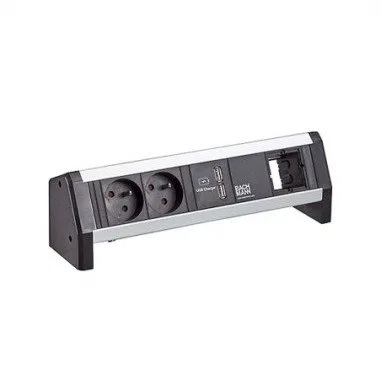 BACHMANN DESK 2xUTE 35 1xŁadowarka USB 1xZasilanie CM 1.0m GST18