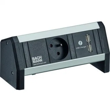 BACHMANN DESK 1xUTE 1xUSB Ładowarka sieciowa GST18