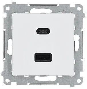 GNIAZDO ŁADOWANIA DEC2CA.01/11-SIMON54 Premium USB 5 V DC / 3.1 A