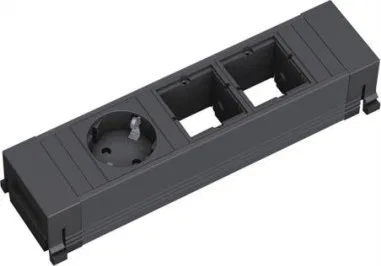 Bachmann BACHMANN POWER FRAME 1xCEE7/3 2xCM, profil z tworzywa sztucznego 0,2 m GST18
