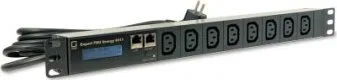 Gude GUDE 8311-4 PDU z pomiarem, 8xC13, pomiar/ocena, monitorowanie prądu upływowego typu A, 1,5 m