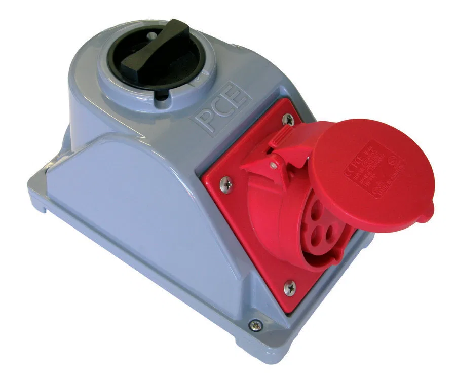 PCE Gniazdo stałe z wyłącznikiem Combo-Pol 32A 400V 3P+Z+N IP44 96062540W