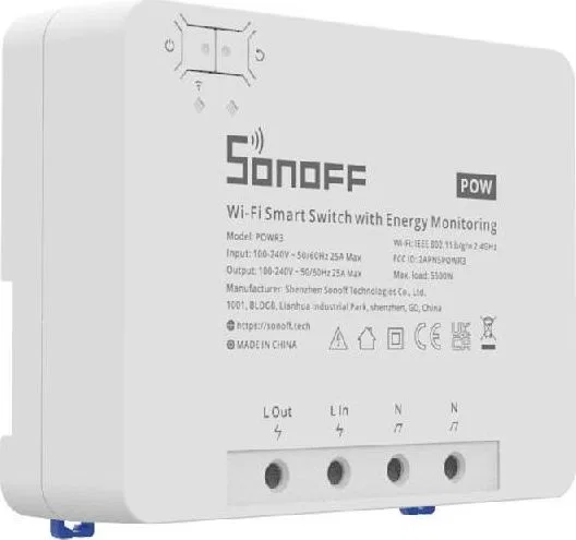 Sonoff Inteligentny przełącznik WiFi POWR3