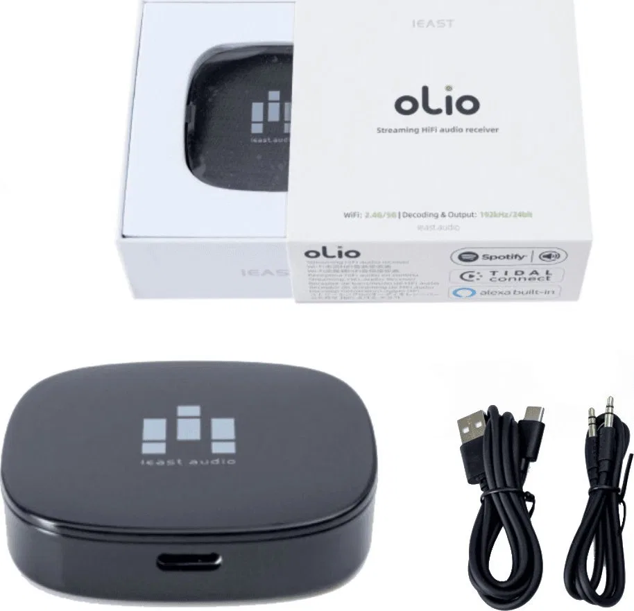iEAST OlioStream - Odtwarzacz Sieciowy Hi-Fi Multiroom - czarny