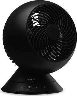 Duux Duux Fan Globe Table Fan, Number of speeds 3, 23 W, Oscillation, Diameter 26 cm, Black