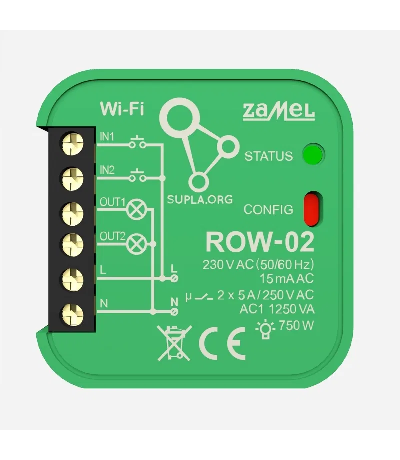Zamel SUPLA Sterownik rolet WI-FI SRW-01 (SPL10000004)