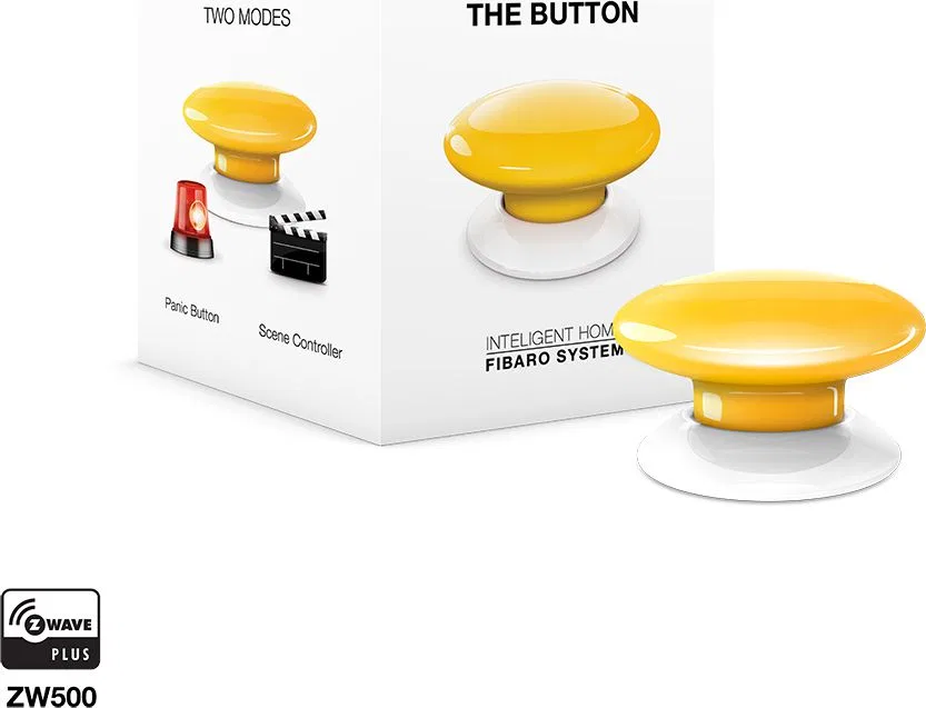 Fibaro The Button żółty (FGPB-101-4)