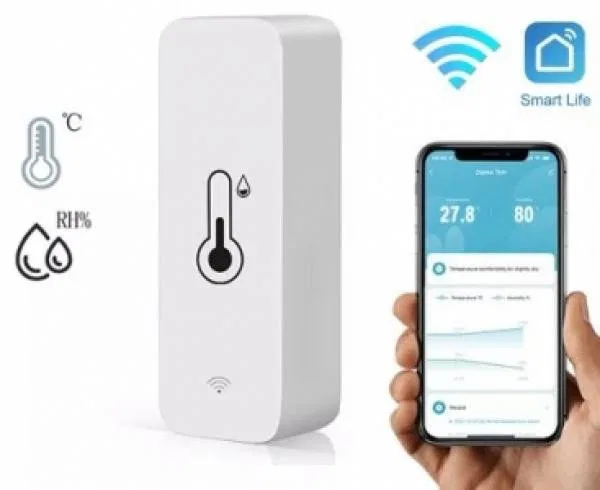 Tuya TH-01 wireless temperature and humidity sensor, WiFi