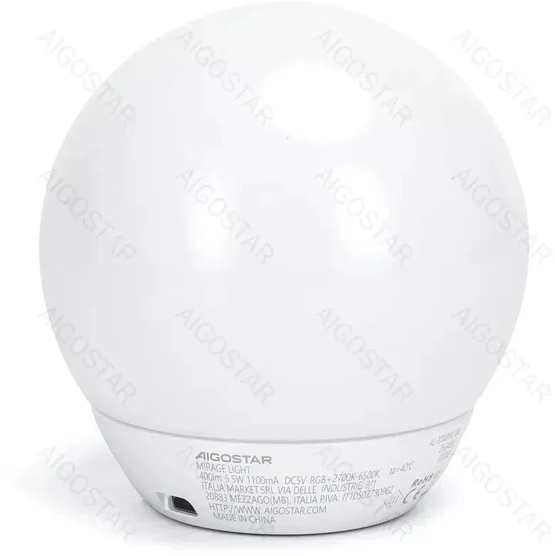 Inteligentna lampa ambientowa biała kula 120 RGB-CCT Bluetooth MESH