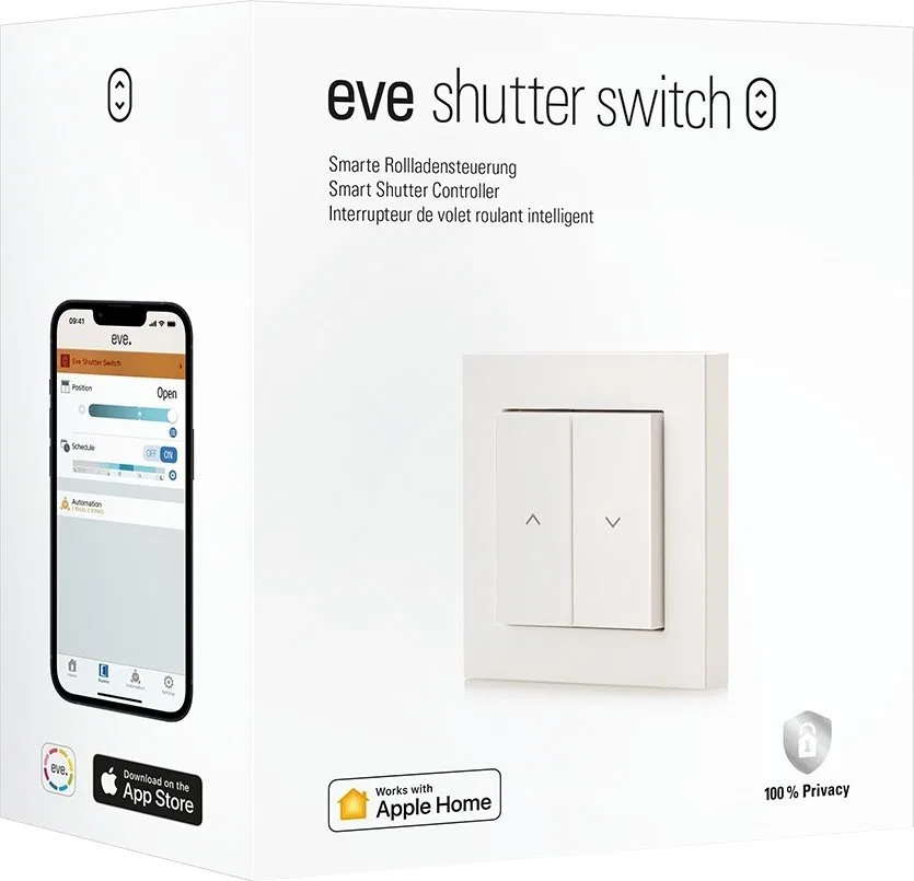 Eve Systems GmbH Eve Shutter Switch - inteligentny kontroler rolet okiennych (technologia Thread)