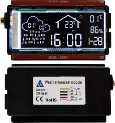 XM-8635: TUYA mirror weather station