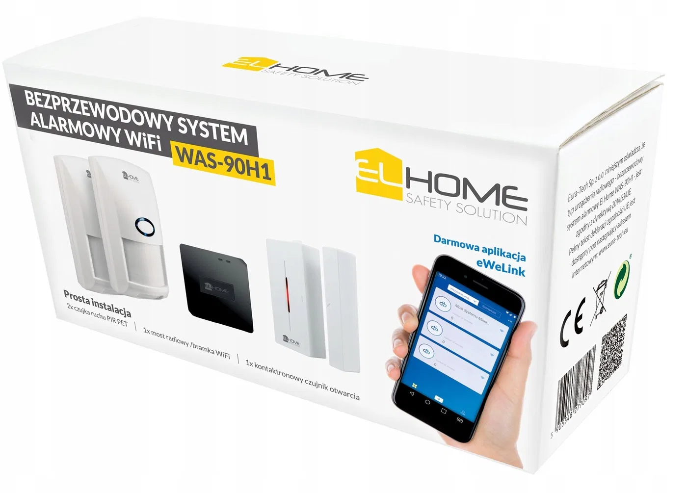 ZESTAW ALARMOWY WAS-90H1 EL HOME