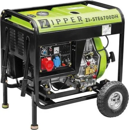 Agregat Zipper Agregat generator prądu 6,5kW 1x230V 1x400V AVR ZIPPER ZI-STE6700DH