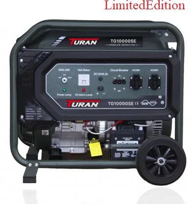 Benzininis generatorius Turan TG10000SE LimitedEdition, 8,3 kW Max, AVR, 230 V/12 V