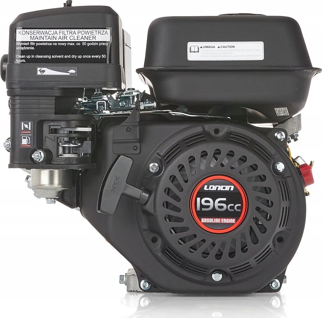 Agregat Geko Silnik spalinowy 6,5HP Loncin 196cc 20mm EURO 5 (1)
