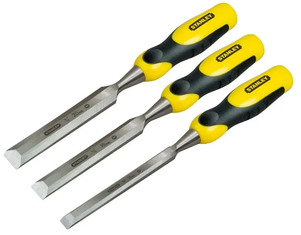 Stanley Dłuta płaskie DynaGrip zestaw 10x15x20mm 3szt. 16-883