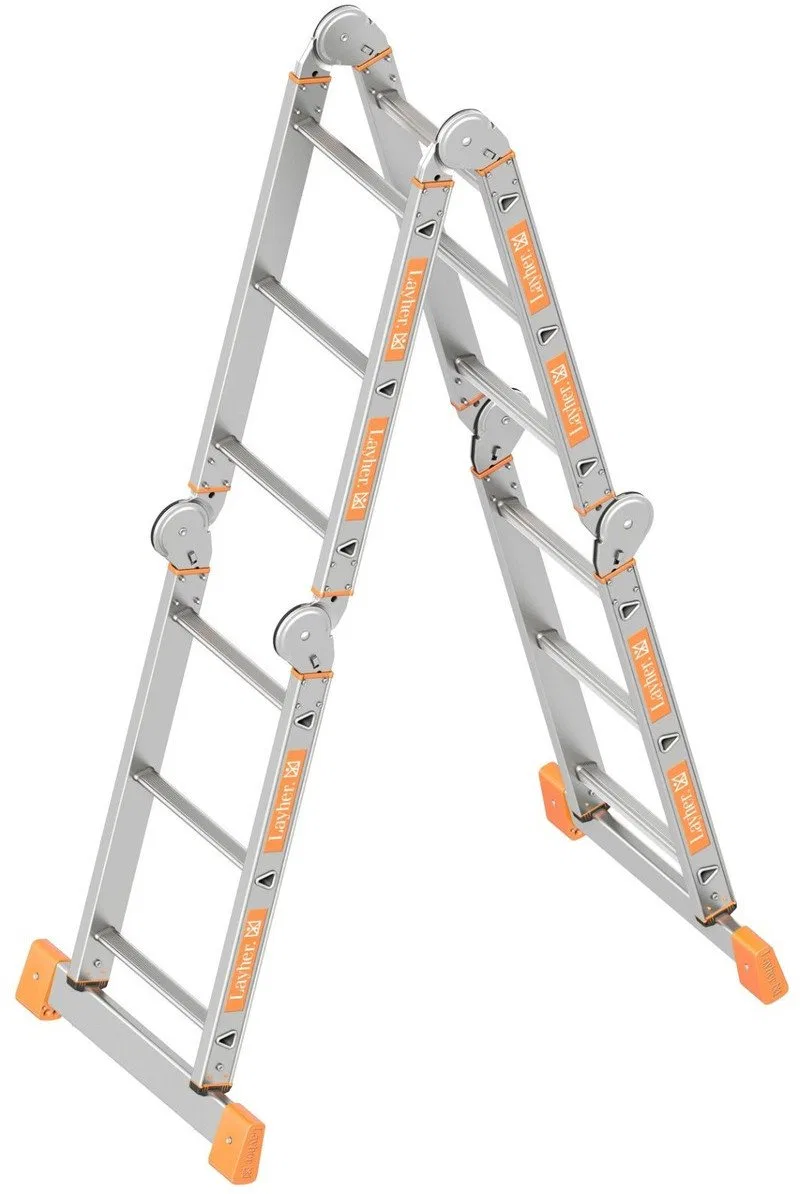 4-part ladder LAYHER TOPIC1057/4x3 with work platform