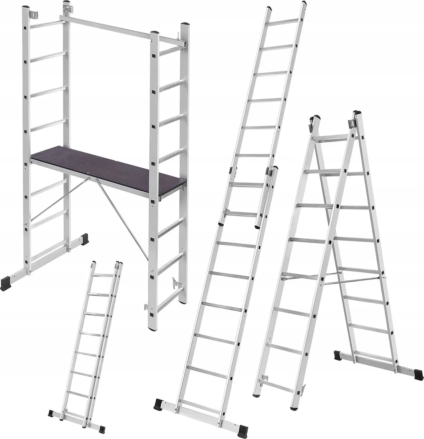 KADAX Aluminiowe rusztowanie drabinowe ARD2x8 BASI