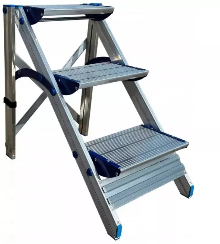 Drabex Drabina wolnostojąca jednostronna aluminiowa 3 stopniowa (DR8022)