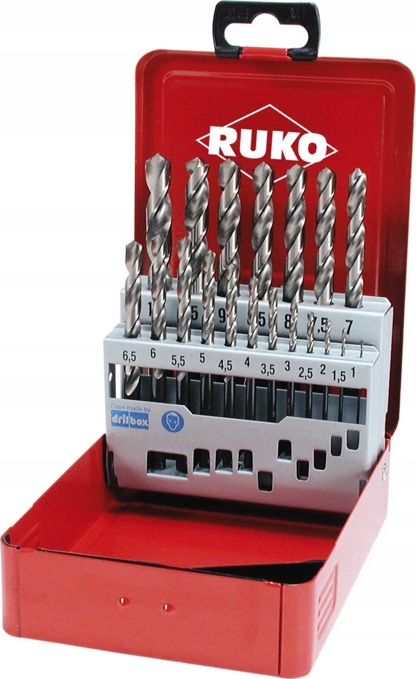 Sourcing 19-piece drill set RUKO Terrax HSS