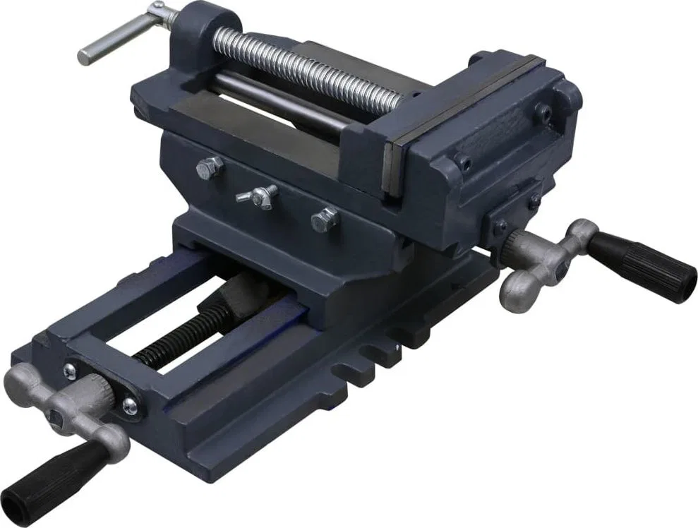 vidaXL Ręczne imadło krzyżowe dwuosiowe, 150 mm