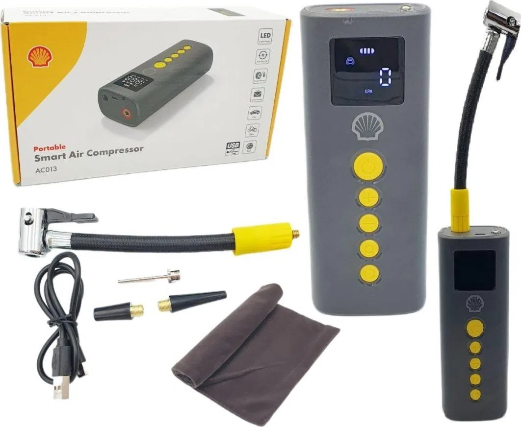 Kompresor samochodowy Koopman POMPKA AKUMULATOROWA KOMPRESOR TURYSTYCZNY ŁADOWANIE USB SHELL