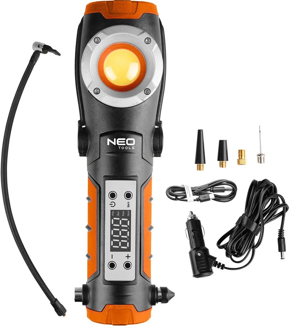 Lampa akumulatorowa 800lm z kompresorem