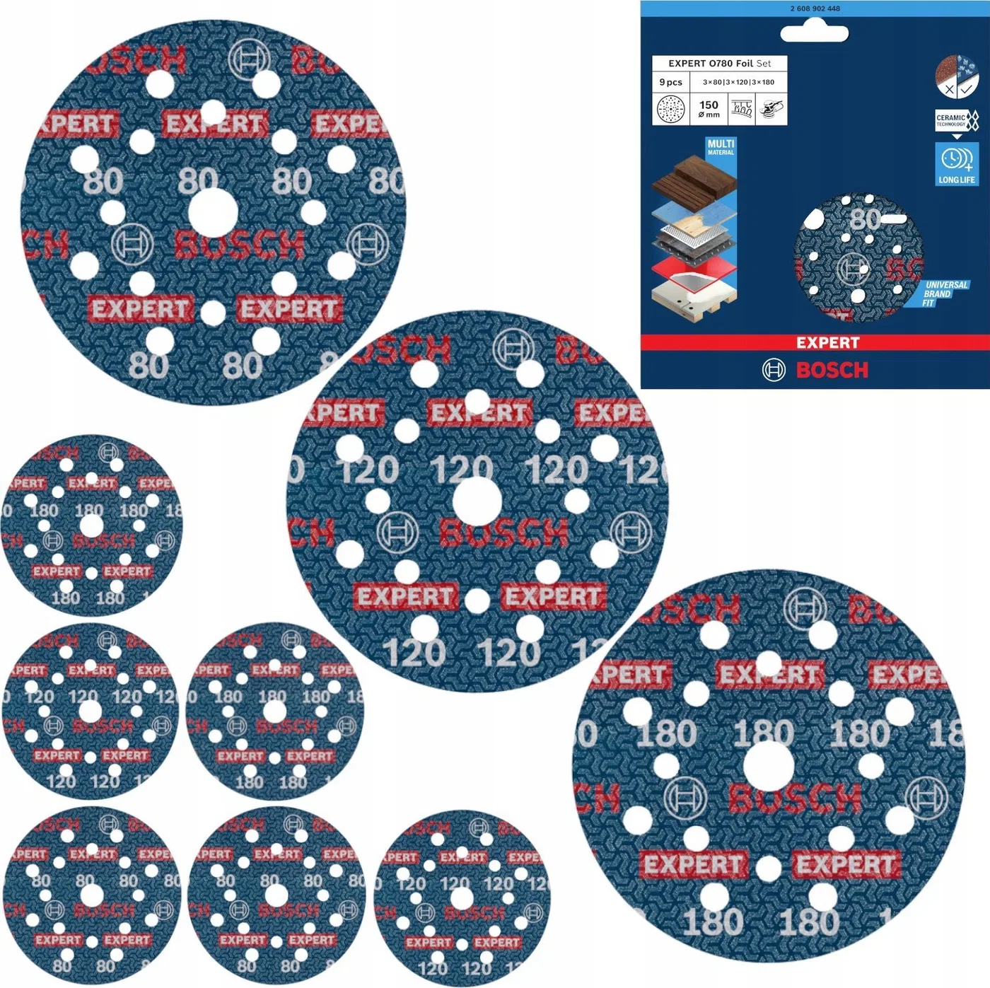 KRÄÅ»EK ÅCIERNY FOLIA EXPERT O780 150MM 9PC