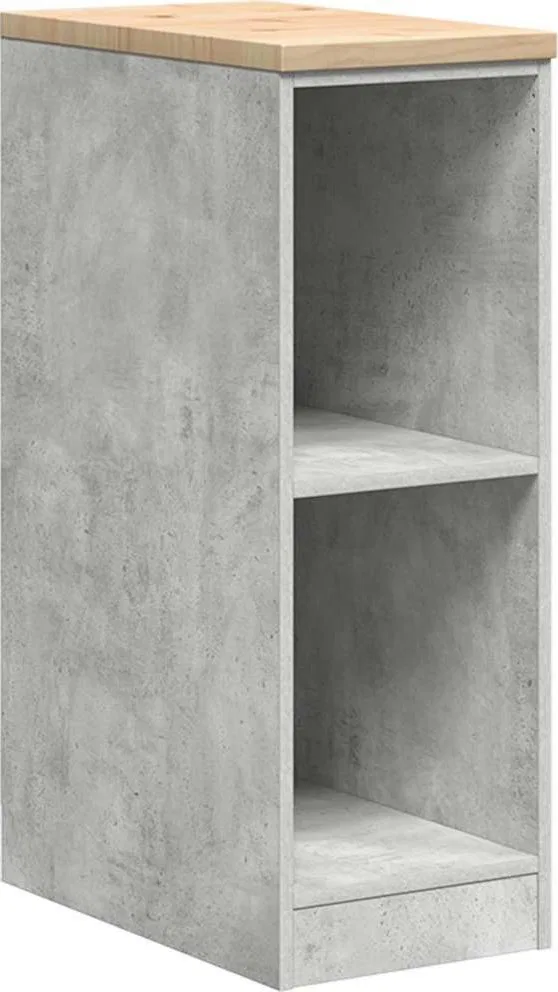 Garażowa szafka do przechowywania Szary beton 30x51x85 cm